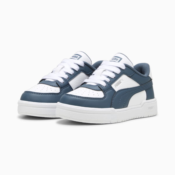 CA Pro Classic Kids' Trainers, PUMA White-Gray Skies, large-ZAF