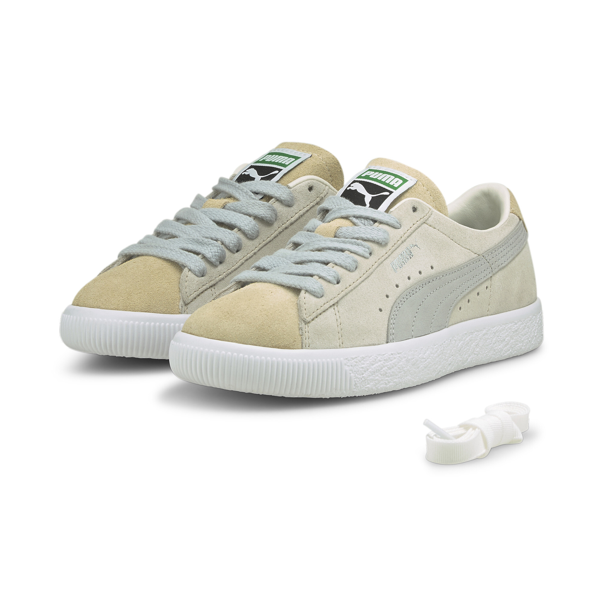 【プーマ公式通販】 プーマ スウェード ビンテージ ブロック ウィメンズ スニーカー ウィメンズ Marshmallow-Puma White-Pebble ｜PUMA.com