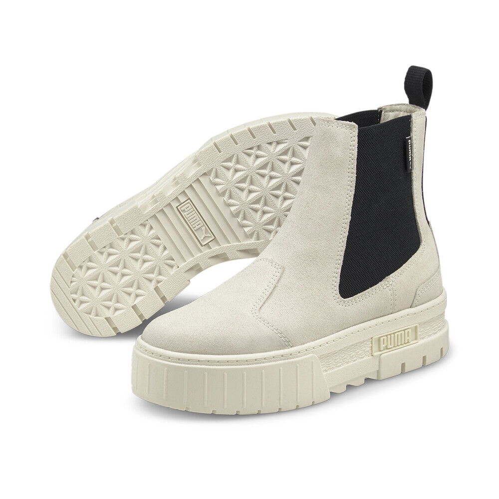Mayze Chelsea Suede Women's Boots | White - PUMA