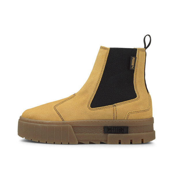 Puma Mayze Infuse Platform Chelsea Boot In Taffy