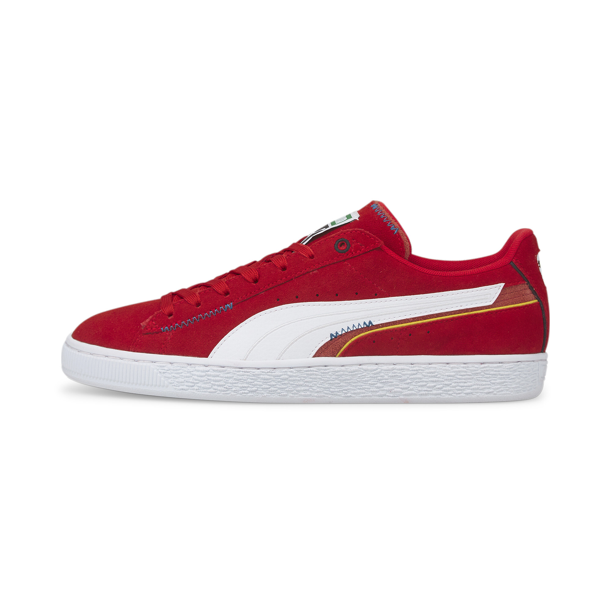 puma shoes red and blue