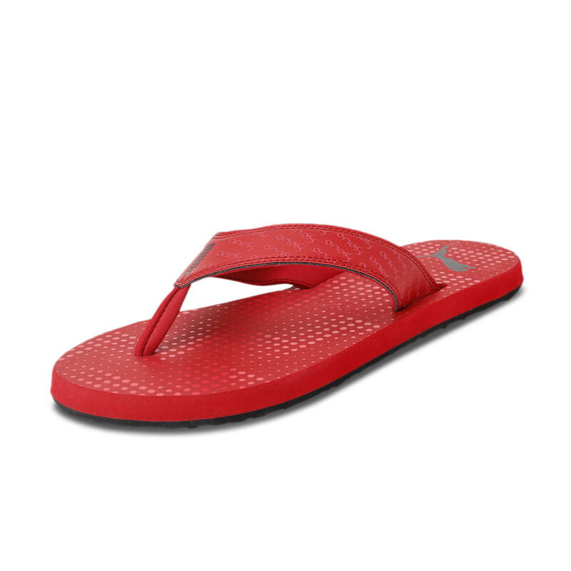 

Men's PUMA One8 Virat Kohli Breeze V5 Flipflops Sandals, Black/red
