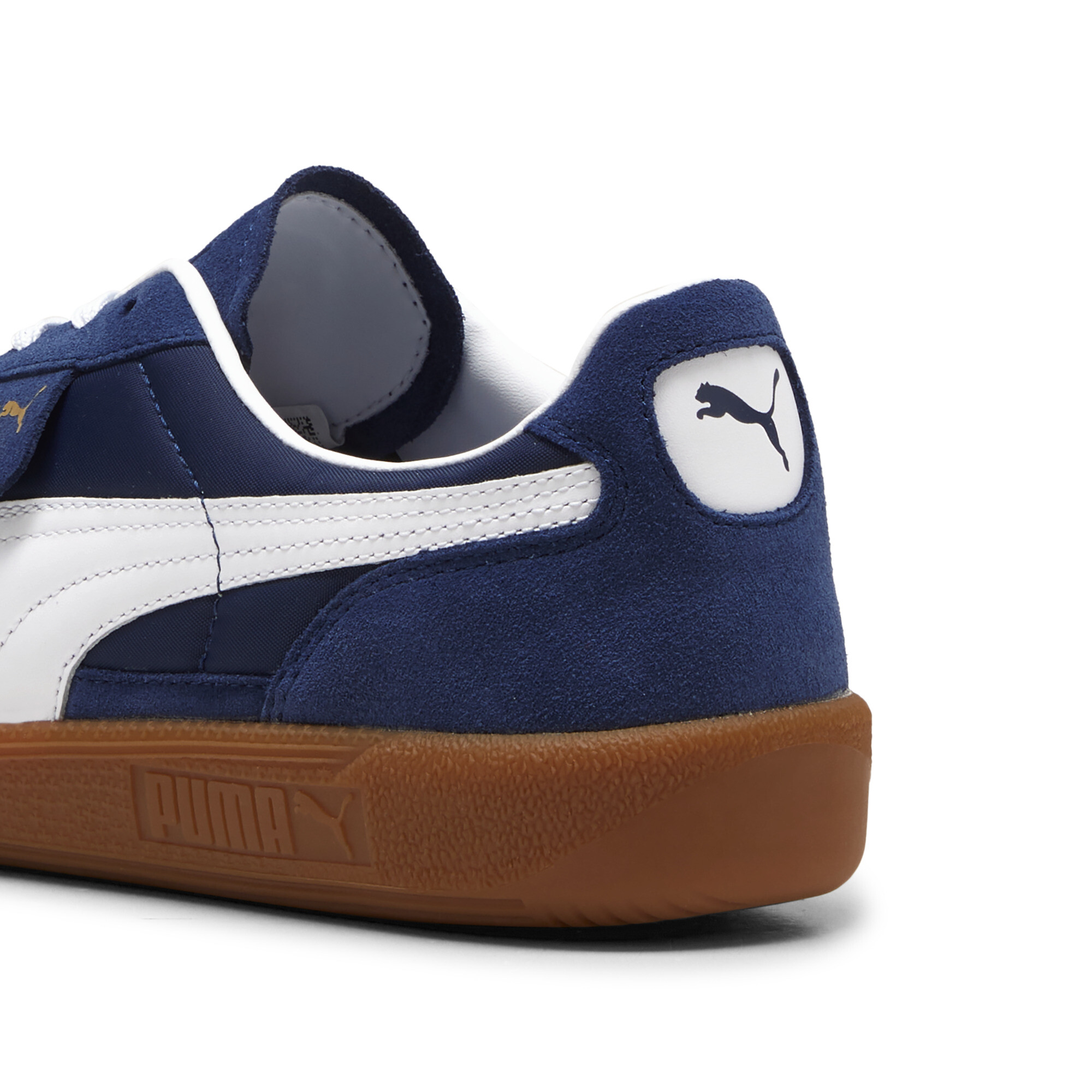 PUMA Palermo OG sneakers uniseks, Blauw/Wit/Goud, Maat 38 thumbnail 5