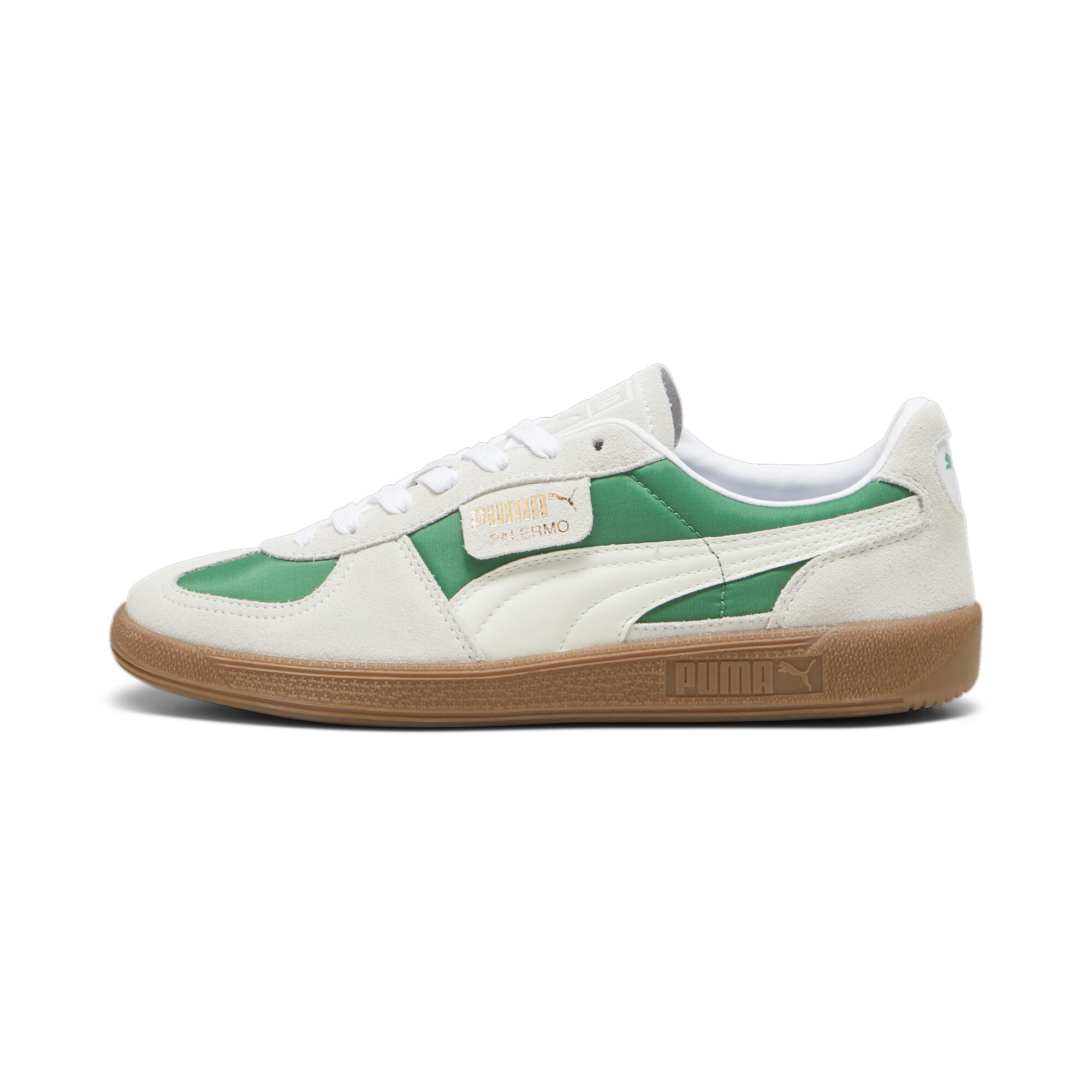 Puma Palermo OG Sneakers Unisex Schuhe | Mit Plain | Archive Green/Warm White/Warm White | Größe: 39