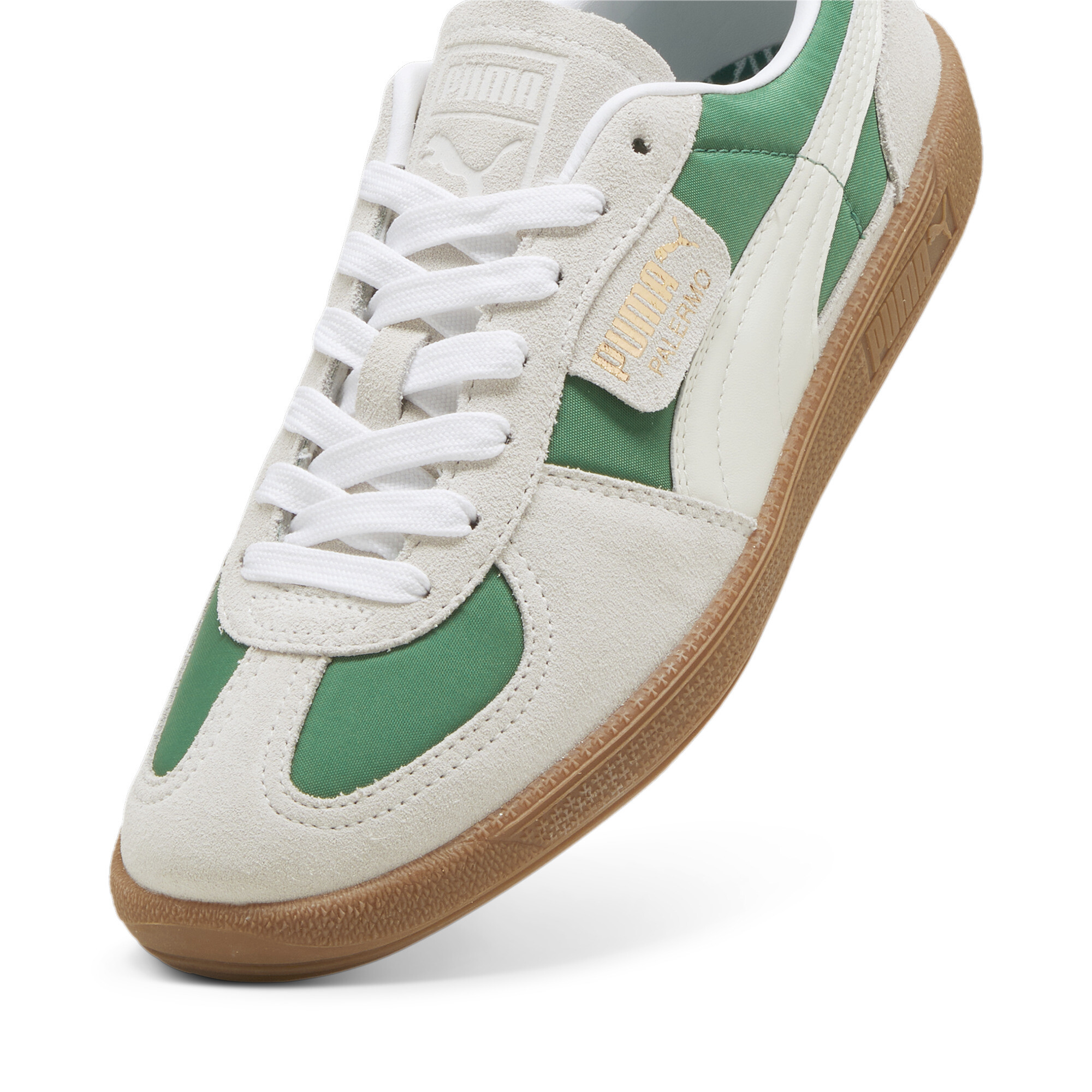 Palermo OG sneakers, Groen/Wit, Maat 38,5 | PUMA