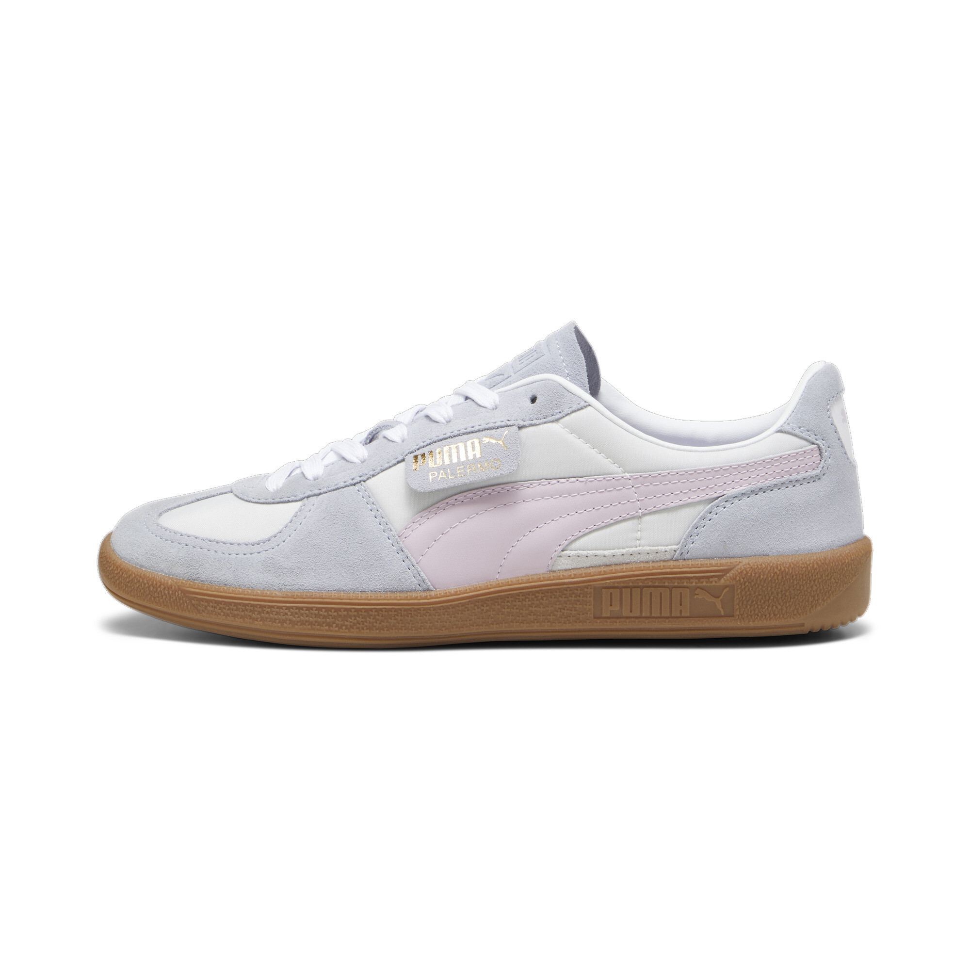 Puma Palermo OG Sneakers Unisex Schuhe | Mit Plain | Feather Gray/Gray Fog/Grape Mist | Größe: 37