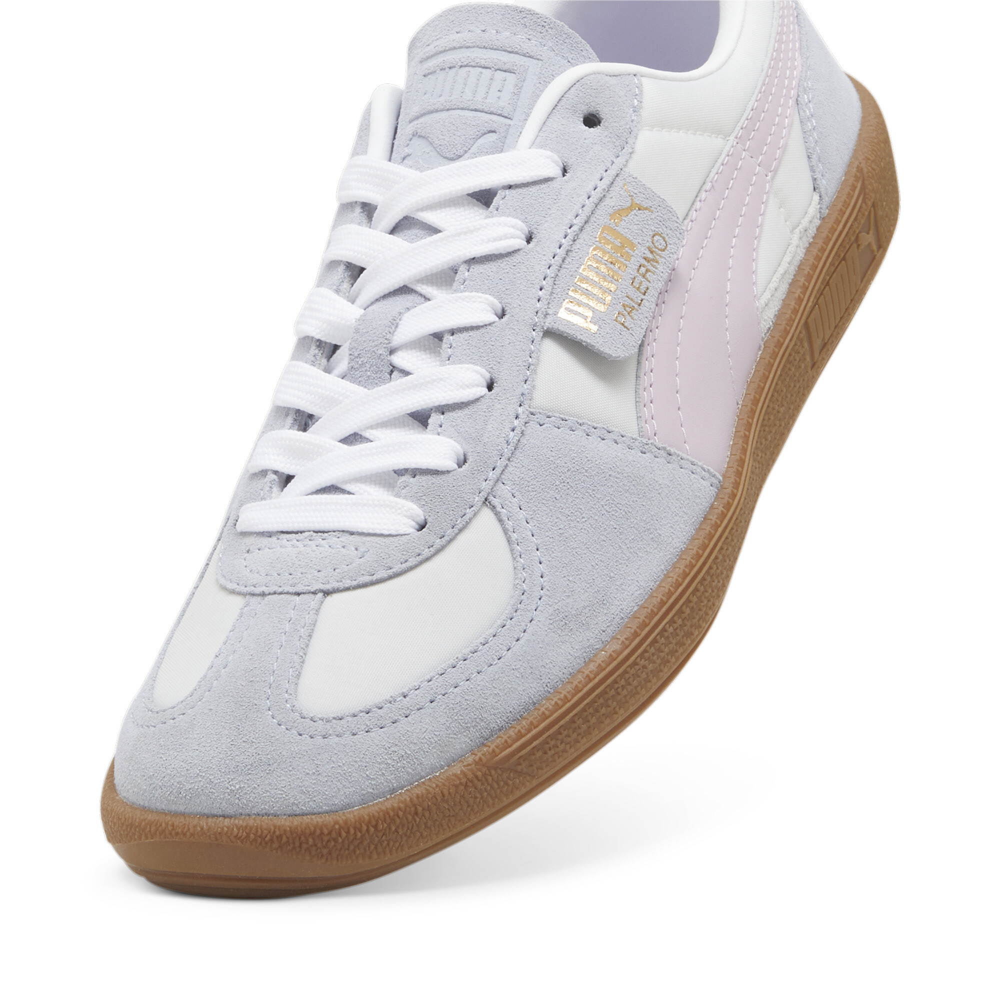 Palermo OG sneakers, Grijs/Paars, Maat 45 | PUMA