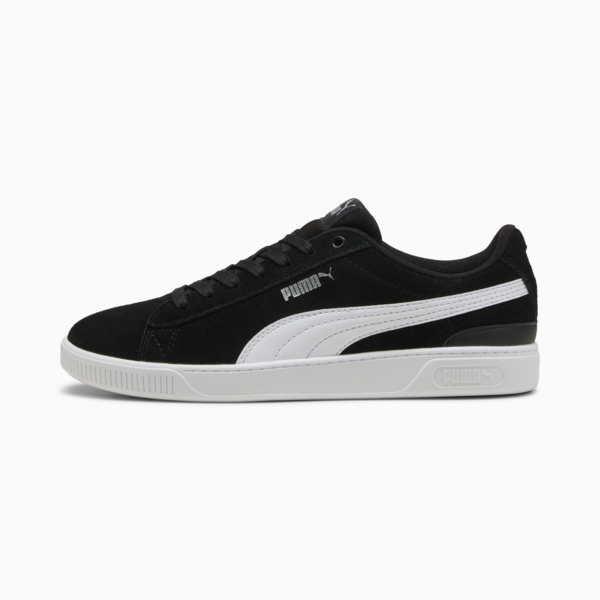 Vikky V3 Women's Trainers, Puma Black-Puma White-Puma White-Puma Silver, large-MEX