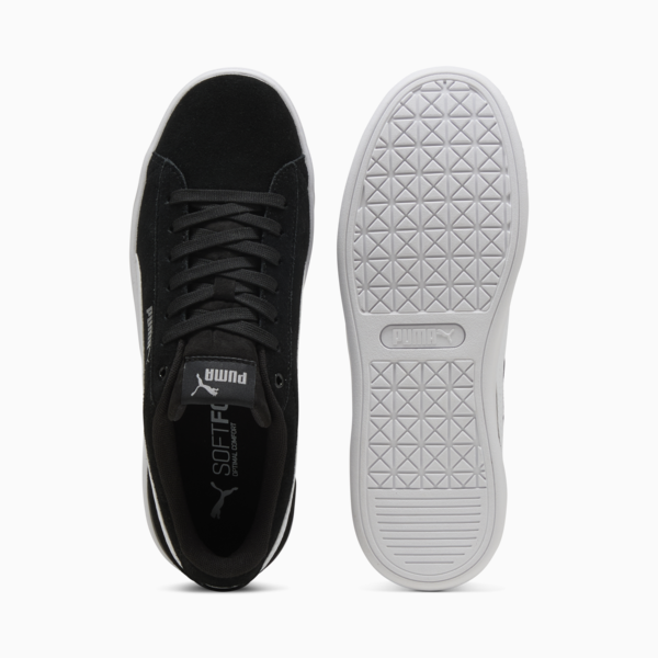 Vikky V3 Women's Trainers, Puma Black-Puma White-Puma White-Puma Silver, large-MEX