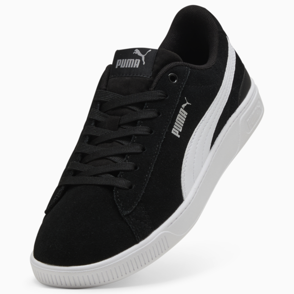 Vikky V3 Women's Trainers, Puma Black-Puma White-Puma White-Puma Silver, large-MEX