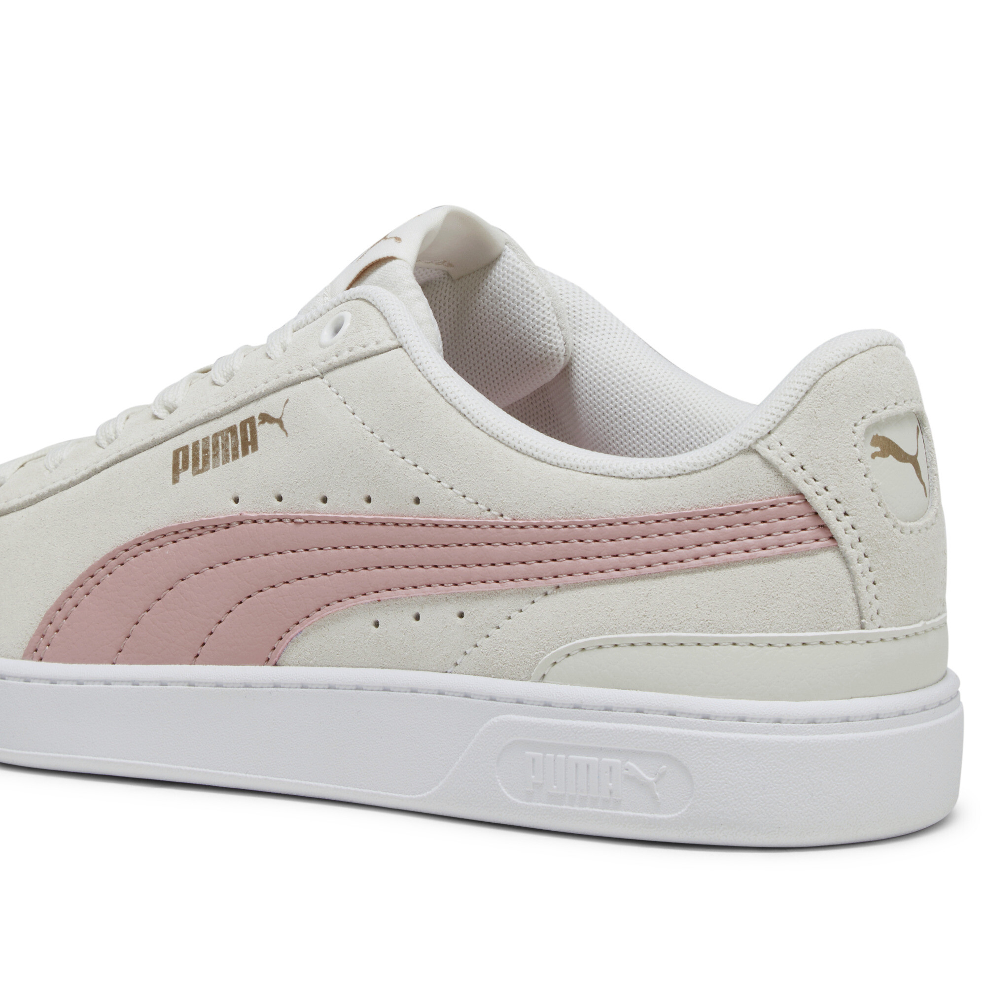 Women's Puma Vikky V3's Trainers, Gray, Size 37.5, Shoes