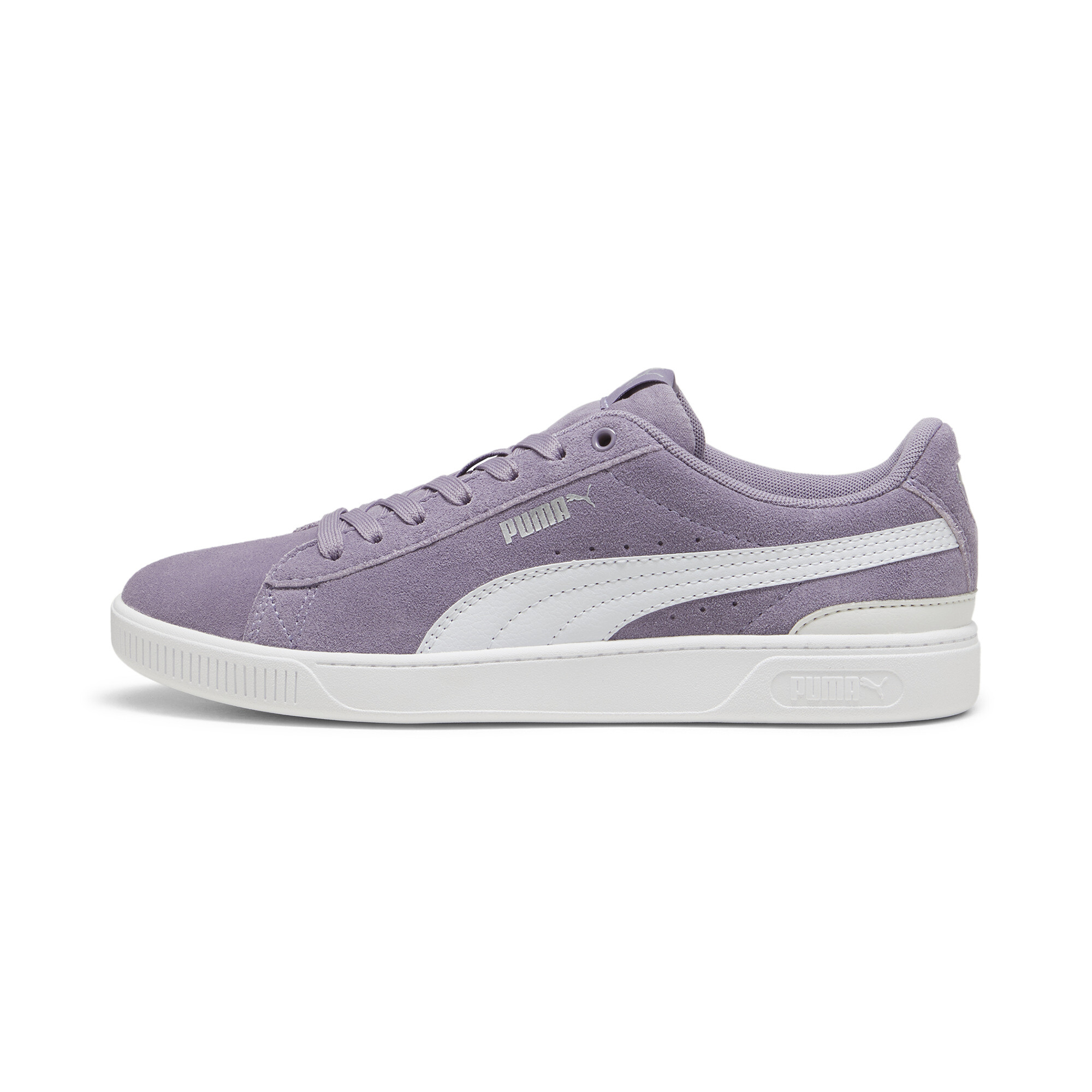 Women's Puma Vikky V3's Trainers, Purple, Size 36, Shoes