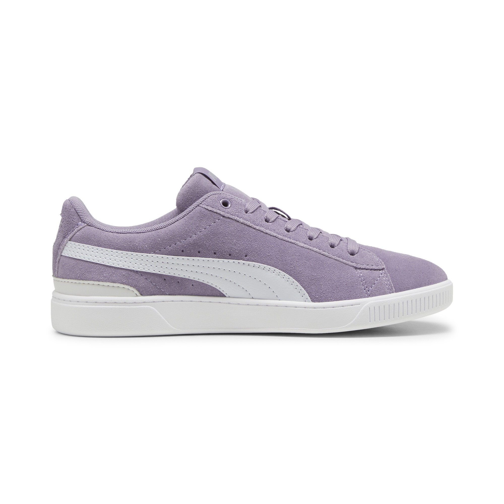 Women's Puma Vikky V3's Trainers, Purple, Size 36, Shoes