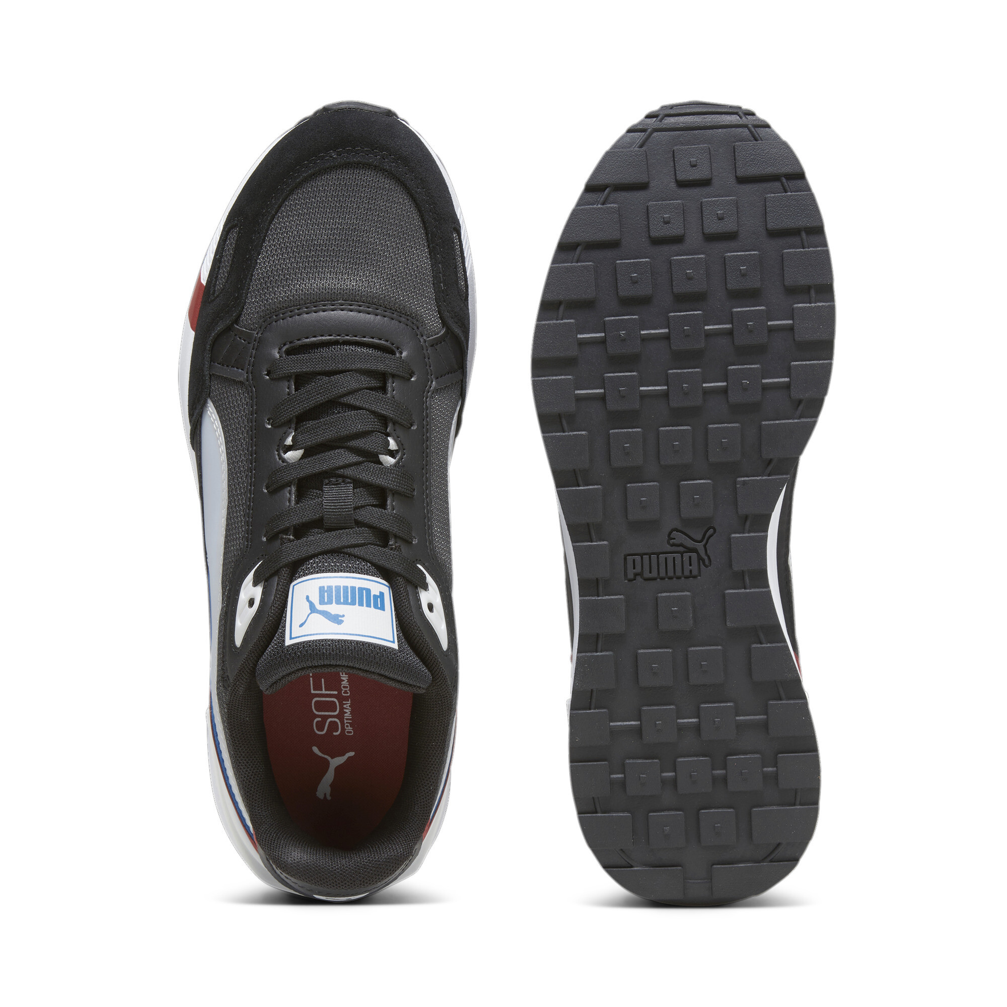 Men's PUMA Graviton Tera Trainers Shoes In Black, Size EU 44.5