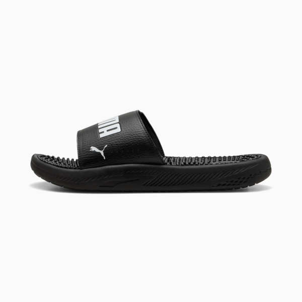 Sandalias Hombre Softride Massage, Puma Black-Puma White, large-MEX