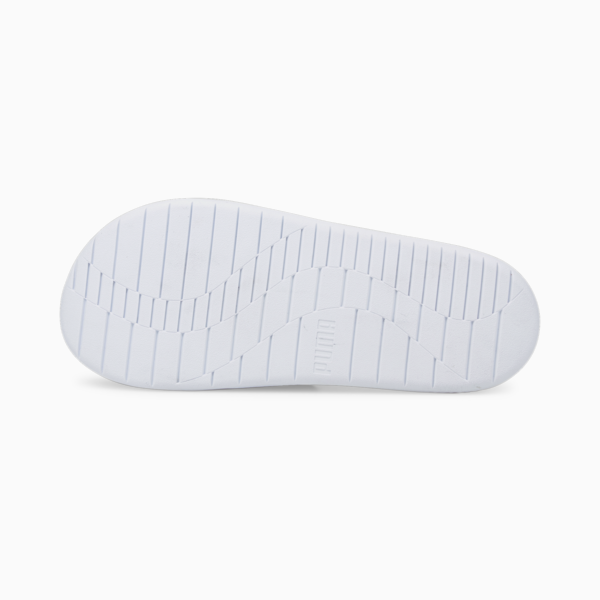Softride Massage Men's Slides, Puma White-Puma Black, large-MEX