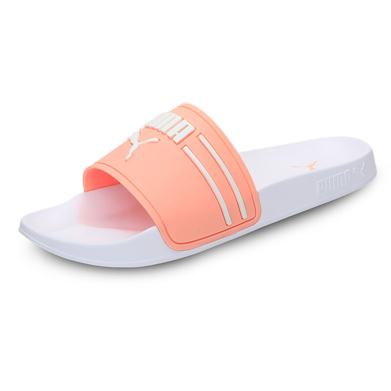 

Men's PUMA Leadcat 2.0 Neon Unisex Slides, White/red