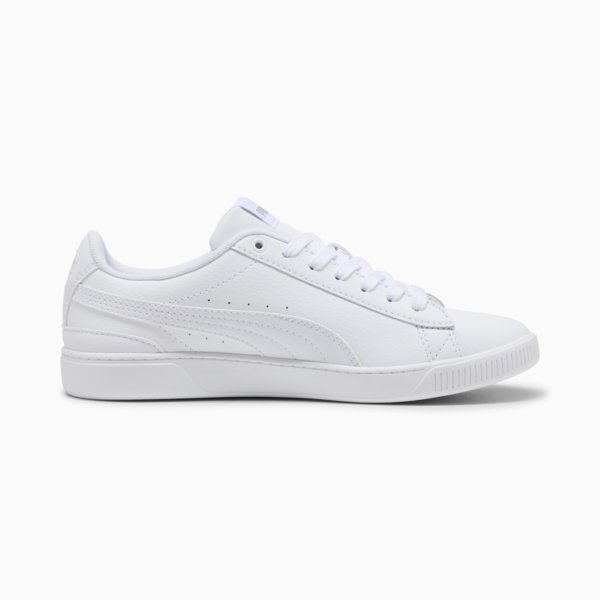 Tenis Vikky v3 Cuero para mujer, Puma White-Puma White-Puma Silver, large-MEX