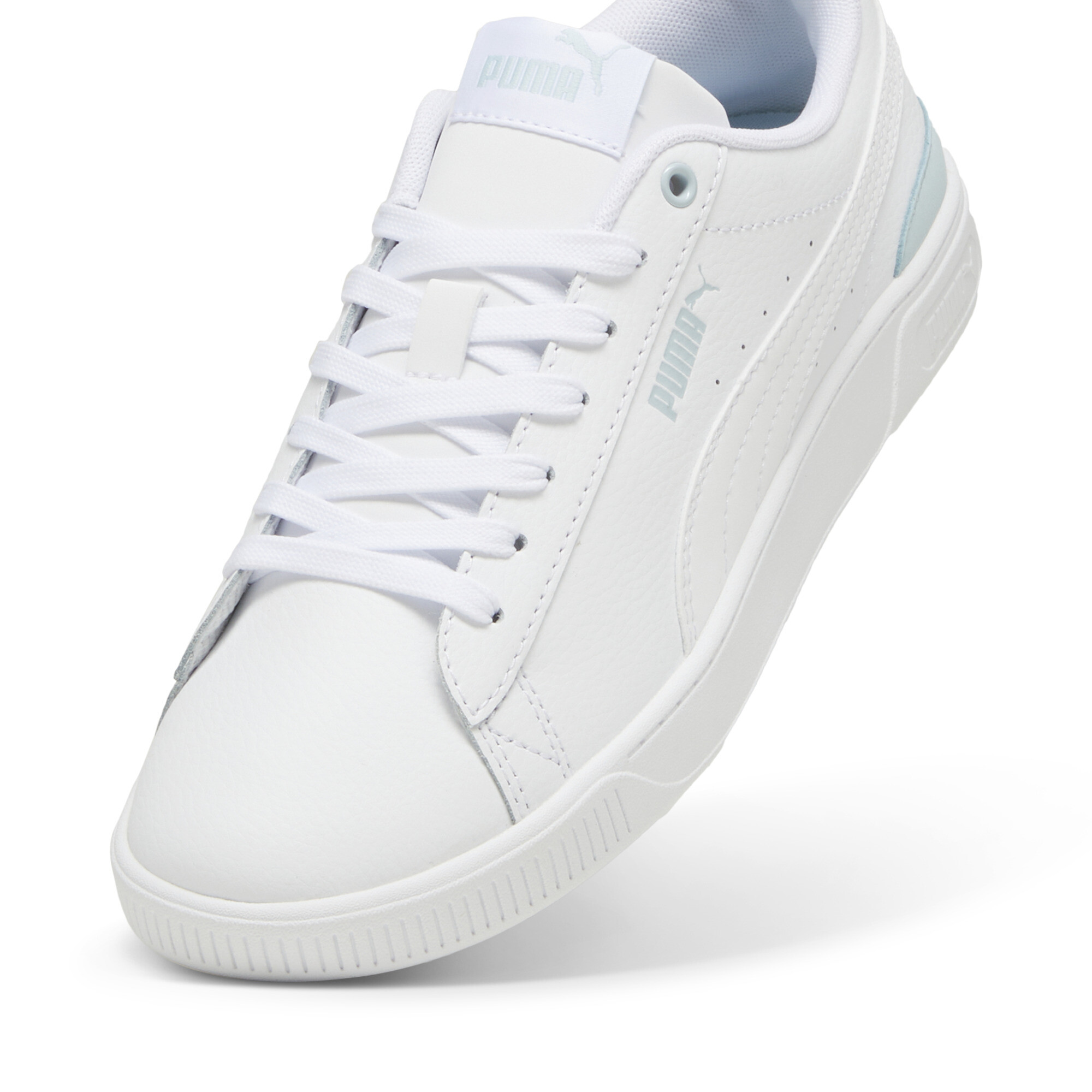 Vikky V3 leren sportschoenen voor Dames, Wit, Maat 37 | PUMA