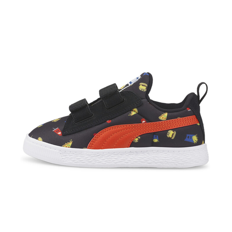 

PUMA Suede Light Flex Foodies V Toddler Sneakers, Black/red