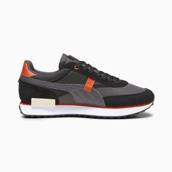 Future Rider Displaced Trainers, Dark Coal-PUMA White, large-ZAF