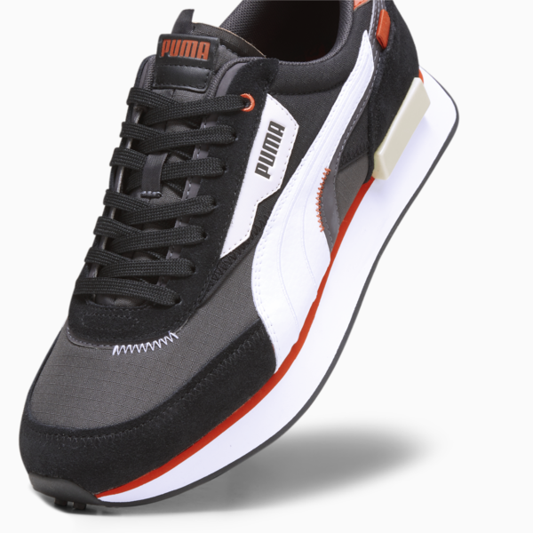 Future Rider Displaced Trainers, Dark Coal-PUMA White, large-ZAF