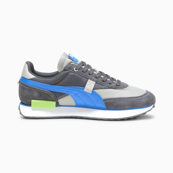 Future Rider Displaced Trainers, Smokey Gray-Parakeet Green, large-ZAF