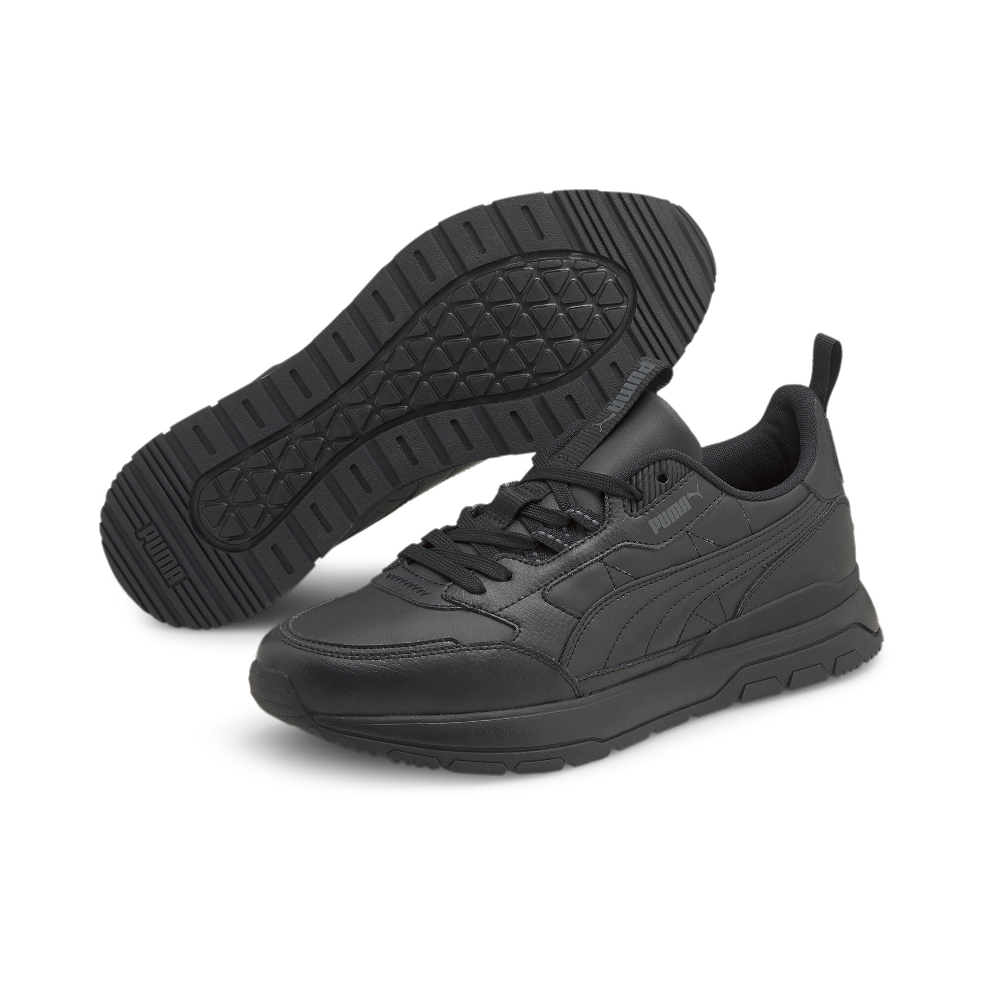 Кросівки R78 Trek Lth | Колір: Чорний | Puma Black-Puma Black