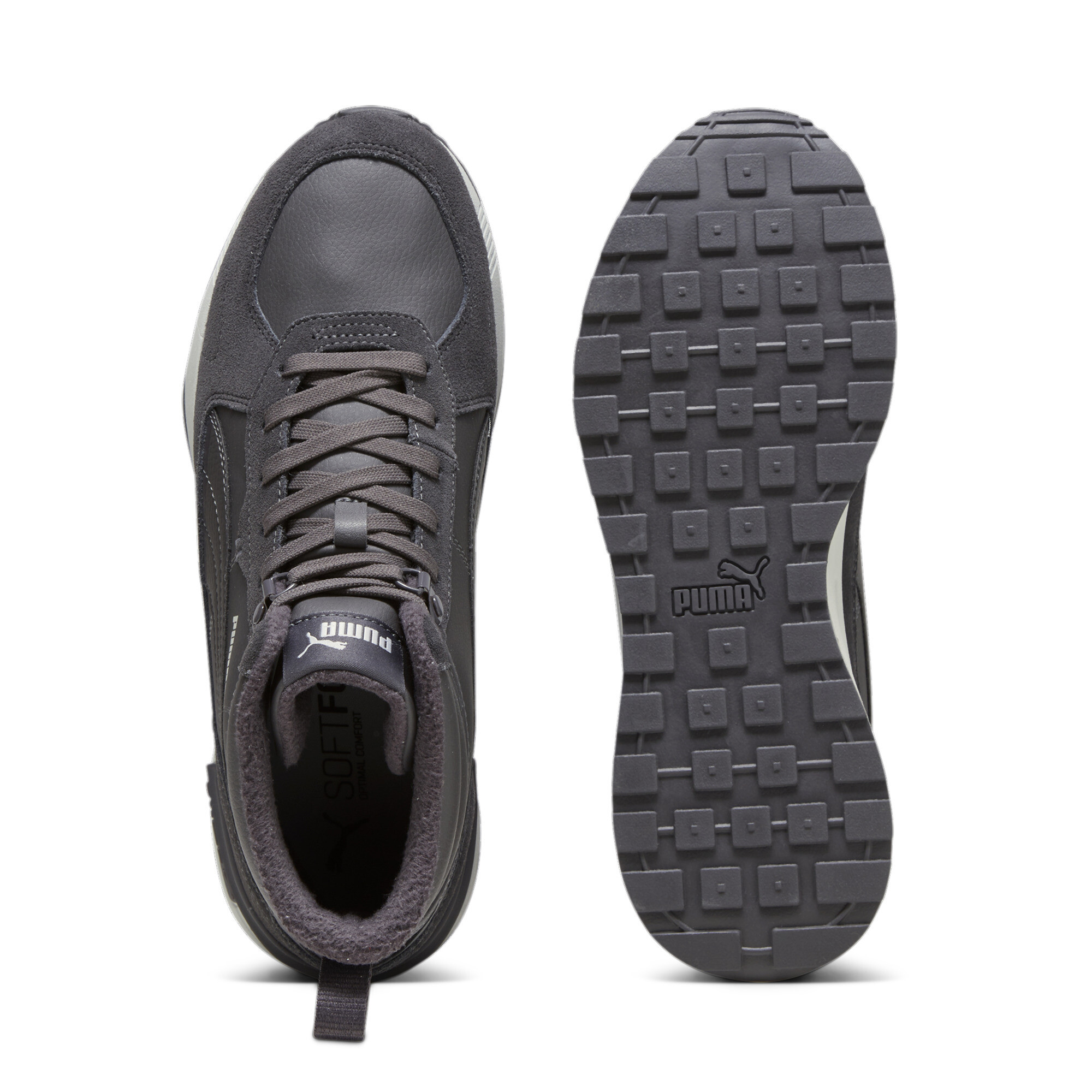 Men's Puma Graviton Mid Sneakers, Gray, Size 42.5, Shoes