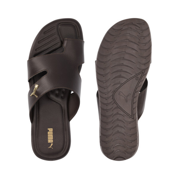 Puma sandals brown shop