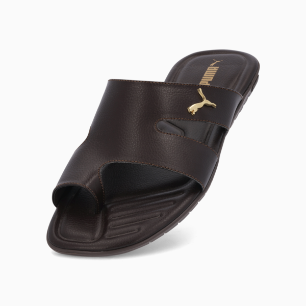 Streetcat Magnet TW Men's Sandals, Chocolate Brown-Chocolate Brown-Puma Team Gold, large-ZAF