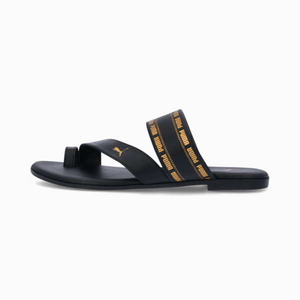 Stylecat Bolero IV Women's Sandals, PUMA Black-PUMA Gold, large-ZAF