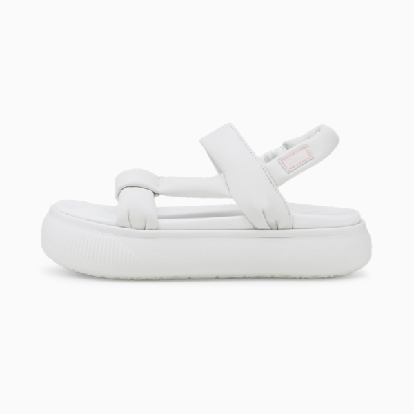 Suede Mayu Summer Women's Sandals, Nimbus Cloud-Chalk Pink, large-ZAF