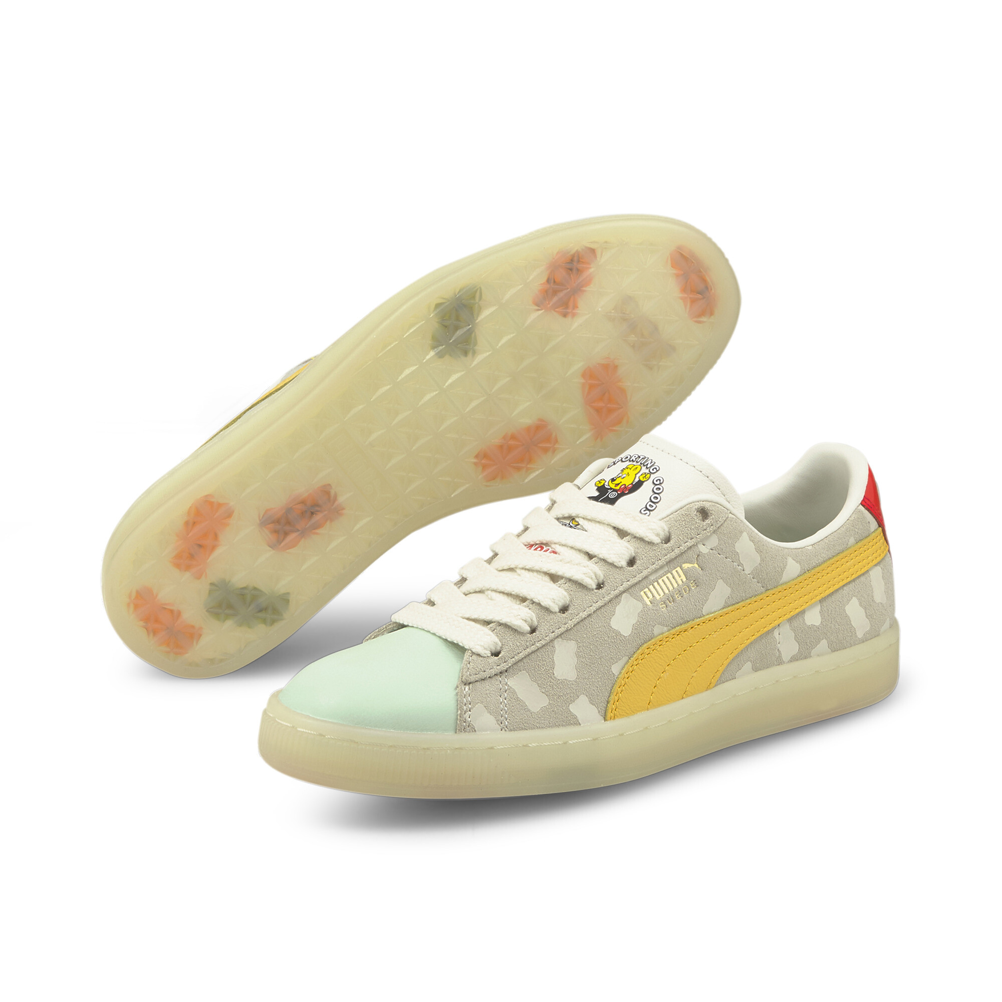 【プーマ公式通販】 プーマ PUMA x HARIBO スウェード ウィメンズ 2 スニーカー ウィメンズ Whisper White-Mimosa ｜PUMA.com