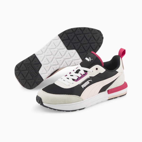 R22 Trainers, Puma Black-Chalk Pink-Puma White, large-ZAF