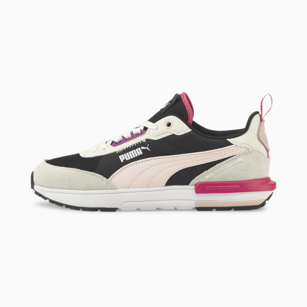 R22 Trainers, Puma Black-Chalk Pink-Puma White, large-ZAF