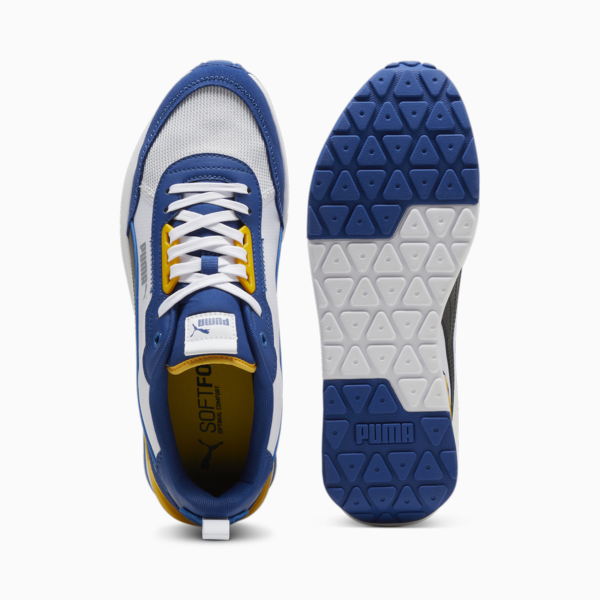 R22 Trainers, Silver Mist-PUMA Black-PUMA Team Royal-Yellow Sizzle, large-ZAF
