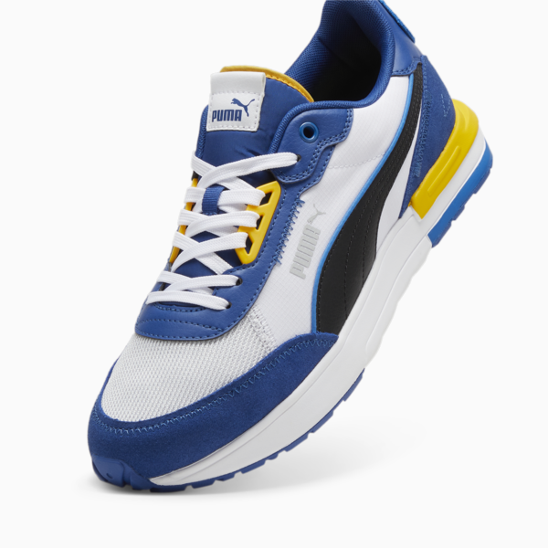 R22 Trainers, Silver Mist-PUMA Black-PUMA Team Royal-Yellow Sizzle, large-ZAF