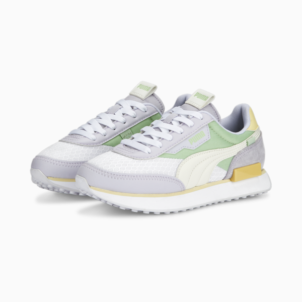 Zapatillas para mujer Future Rider Pastel, PUMA White-Spring Lavender, large-ARG