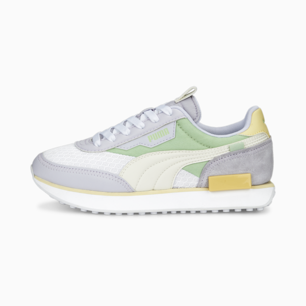 Zapatillas para mujer Future Rider Pastel, PUMA White-Spring Lavender, large-ARG