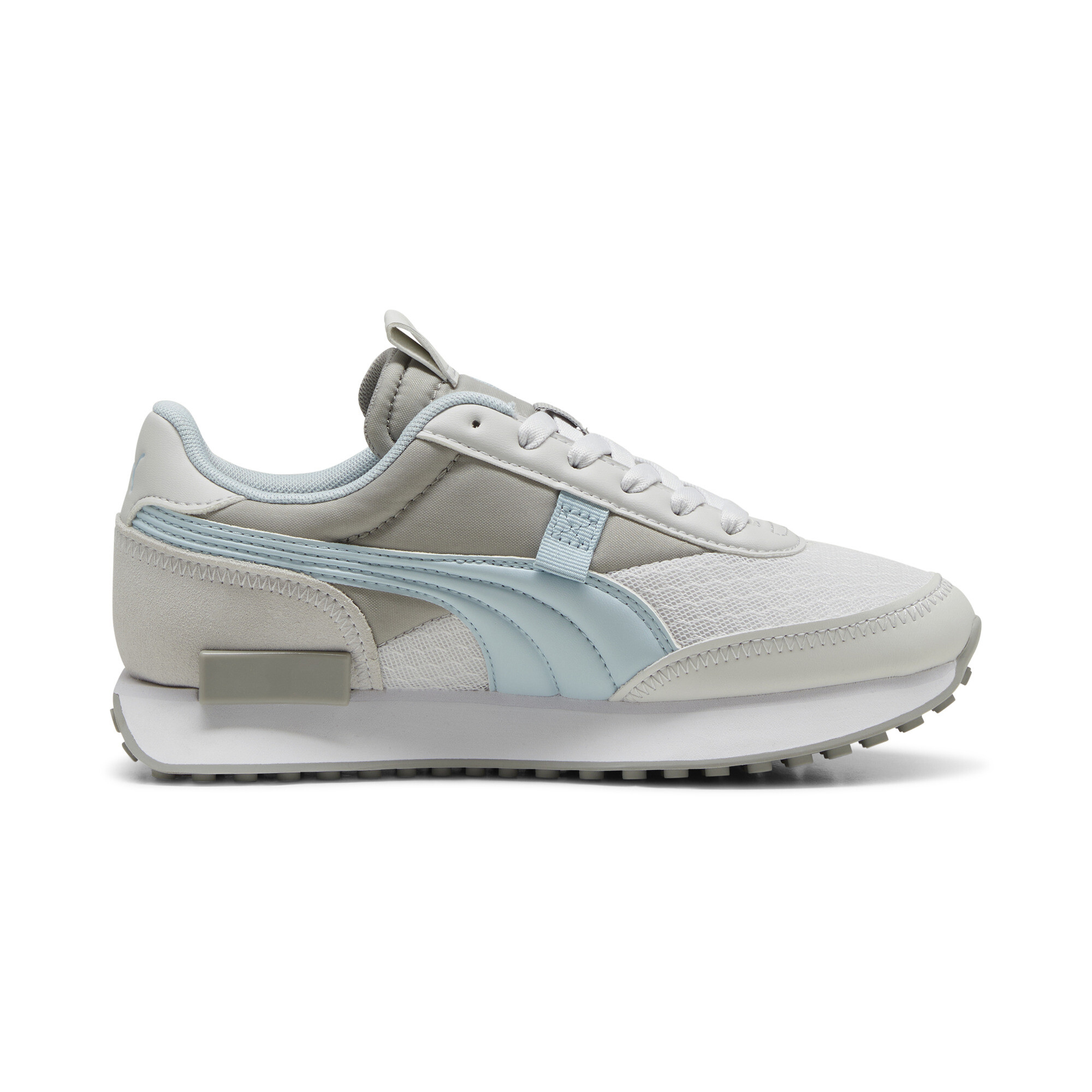 Women's Puma Future Rider Pastel Trainers, Gray, Size 42, Shoes