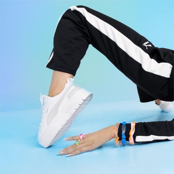 Mayze Glow Women's Trainers, Puma White, large-ZAF