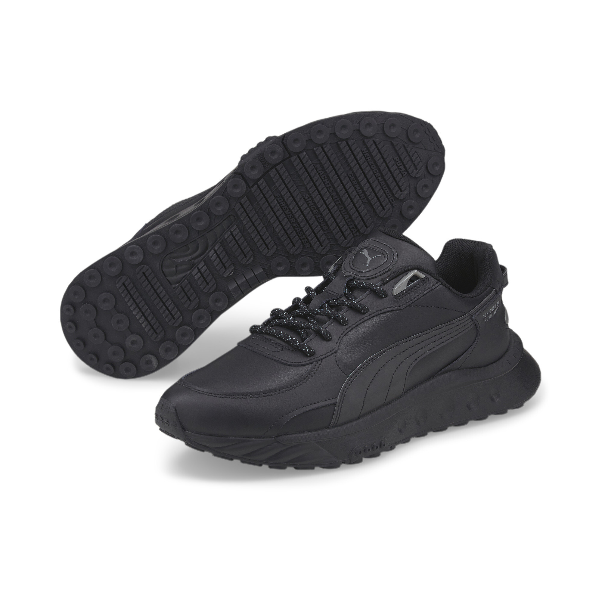 【プーマ公式通販】 プーマ ワイルドライダー リフレクティブ スニーカー ユニセックス ユニセックス Puma Black-Puma Black ｜PUMA.com