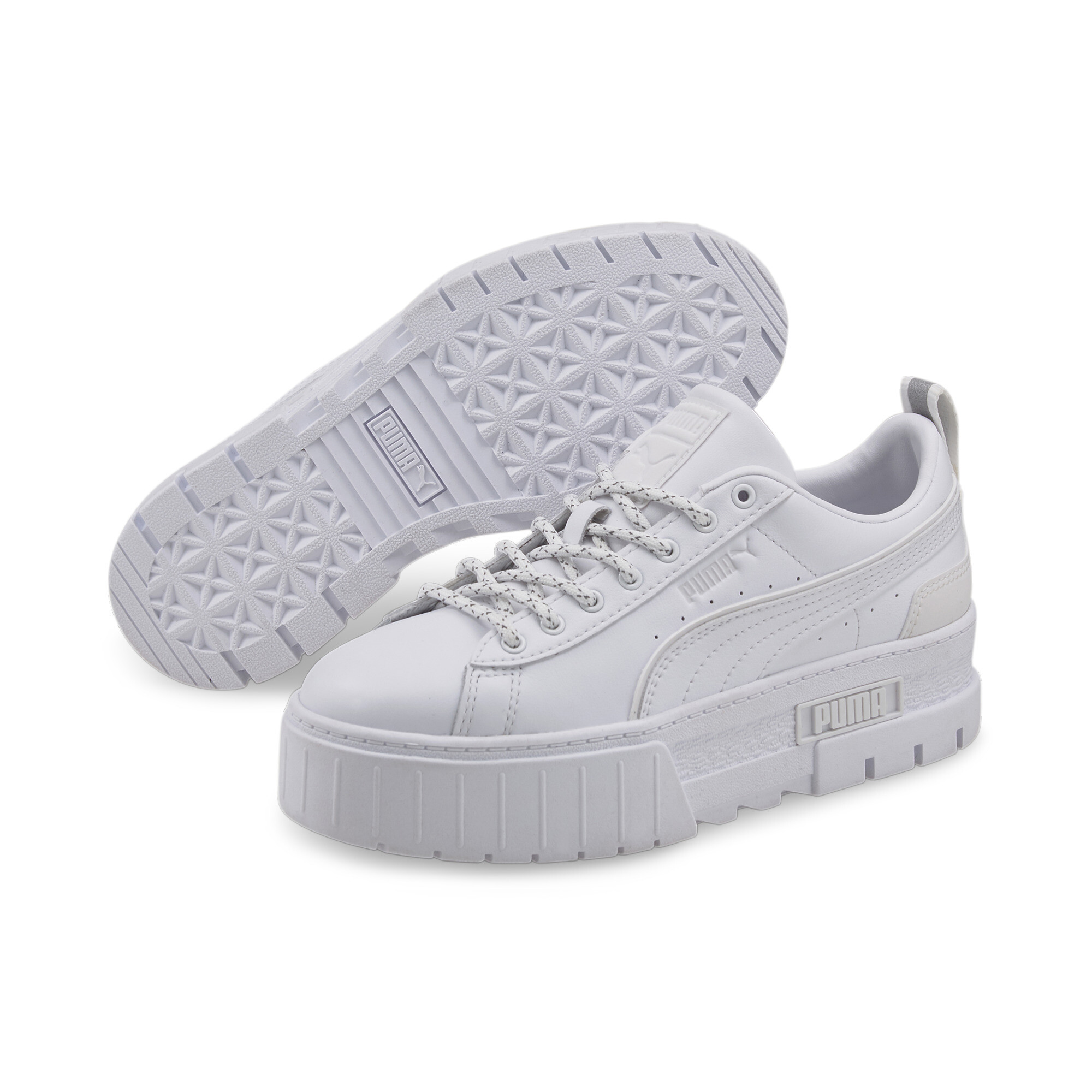 【プーマ公式通販】 プーマ メイズ リフレクティブ ウィメンズ スニーカー ウィメンズ Puma White-Puma White-Nimbus Cloud ｜PUMA.com