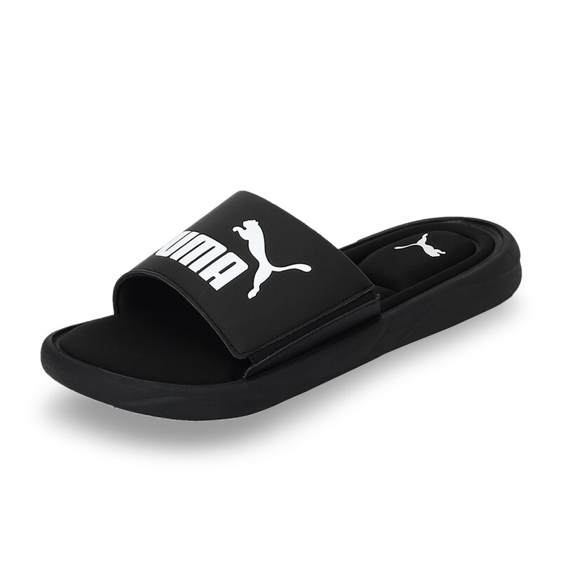 

Men's PUMA Royalcat Memory Foam Unisex Slides, White/black