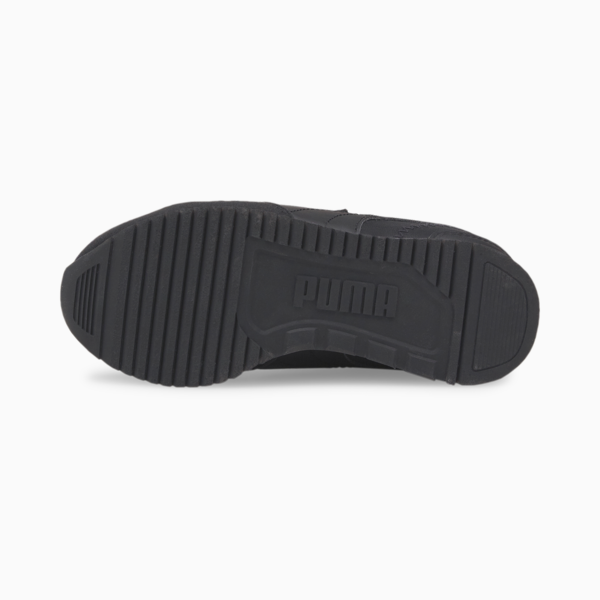 R78 Metallic V Kids' Trainers, Puma Black-Puma Black-Rose Gold, large-ZAF