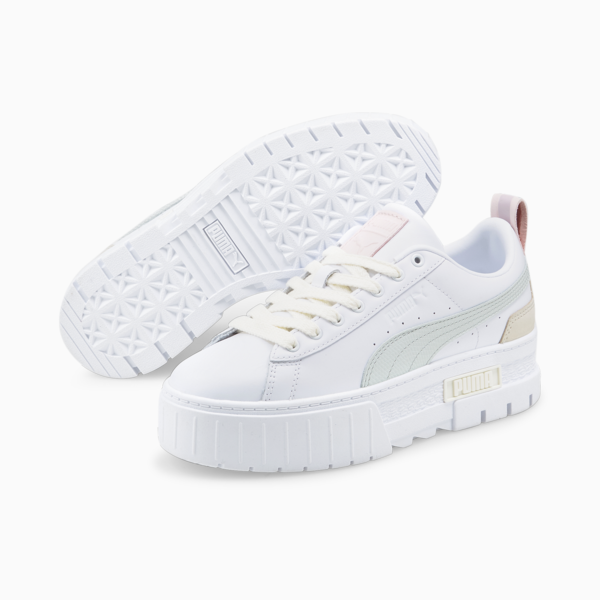 Mayze Luxe Trainers Women, Puma White-Pristine, large-ZAF