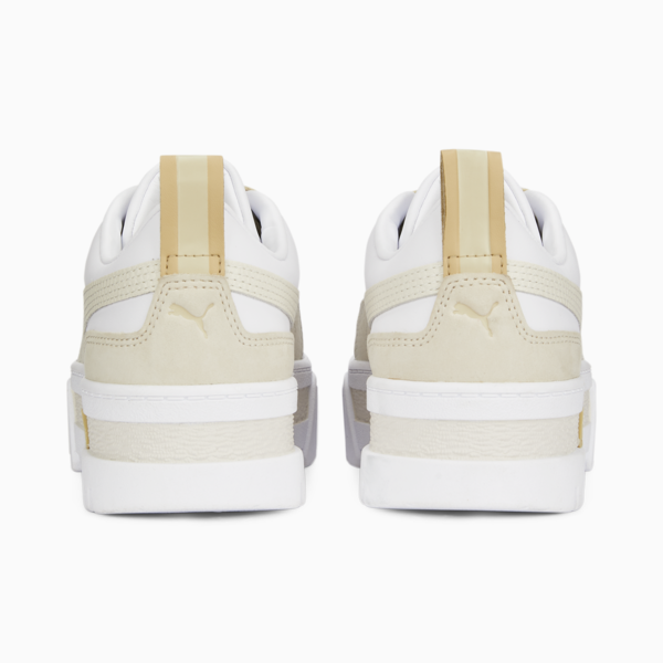 Mayze Luxe Trainers Women, Puma White-Pale Khaki, large-ZAF