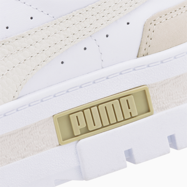 Mayze Luxe Trainers Women, Puma White-Pale Khaki, large-ZAF