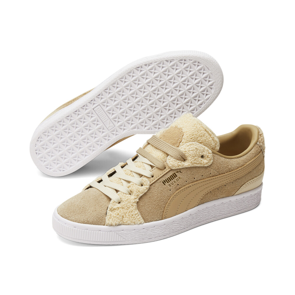 PUMA x June Ambrose High Court Cunning Suede Women's Sneakers | Beige ...